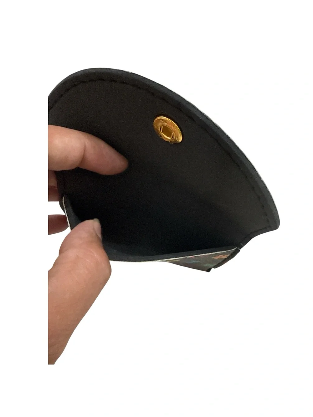 Fashion Multicolor Monogram Envelope Coin or Card Holder - Faux Leather